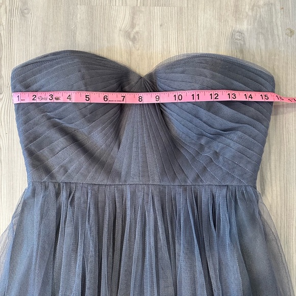 Jenny Yoo Collection Gray Formal Strapless Dress - Picture 5 of 9